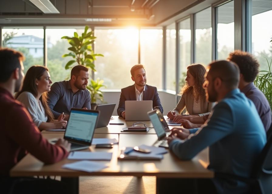Réunion d’équipe RH Solutions Paris